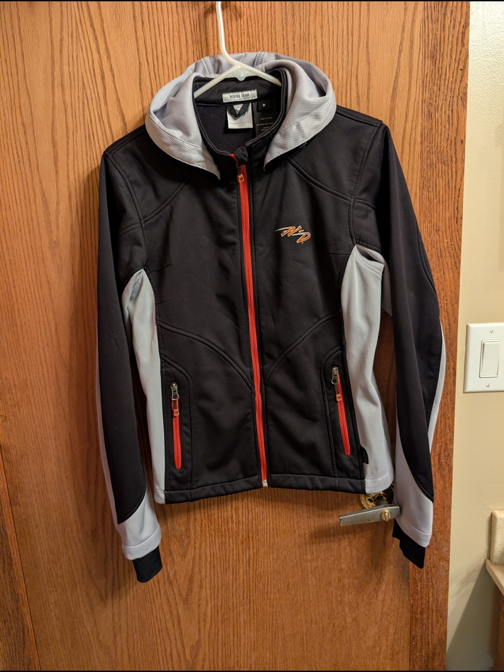 Women's Harley Davidson Neoprene Softshell Jacket W/ Snap Off Hood